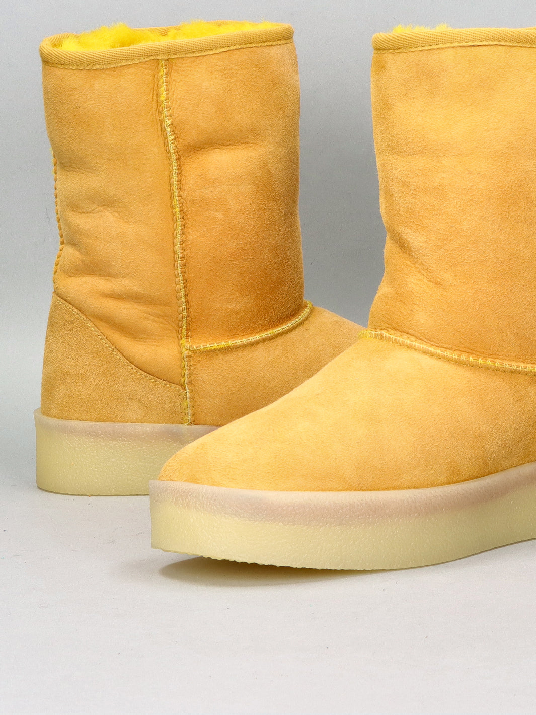 SUEDE BOOTS - YELLOW