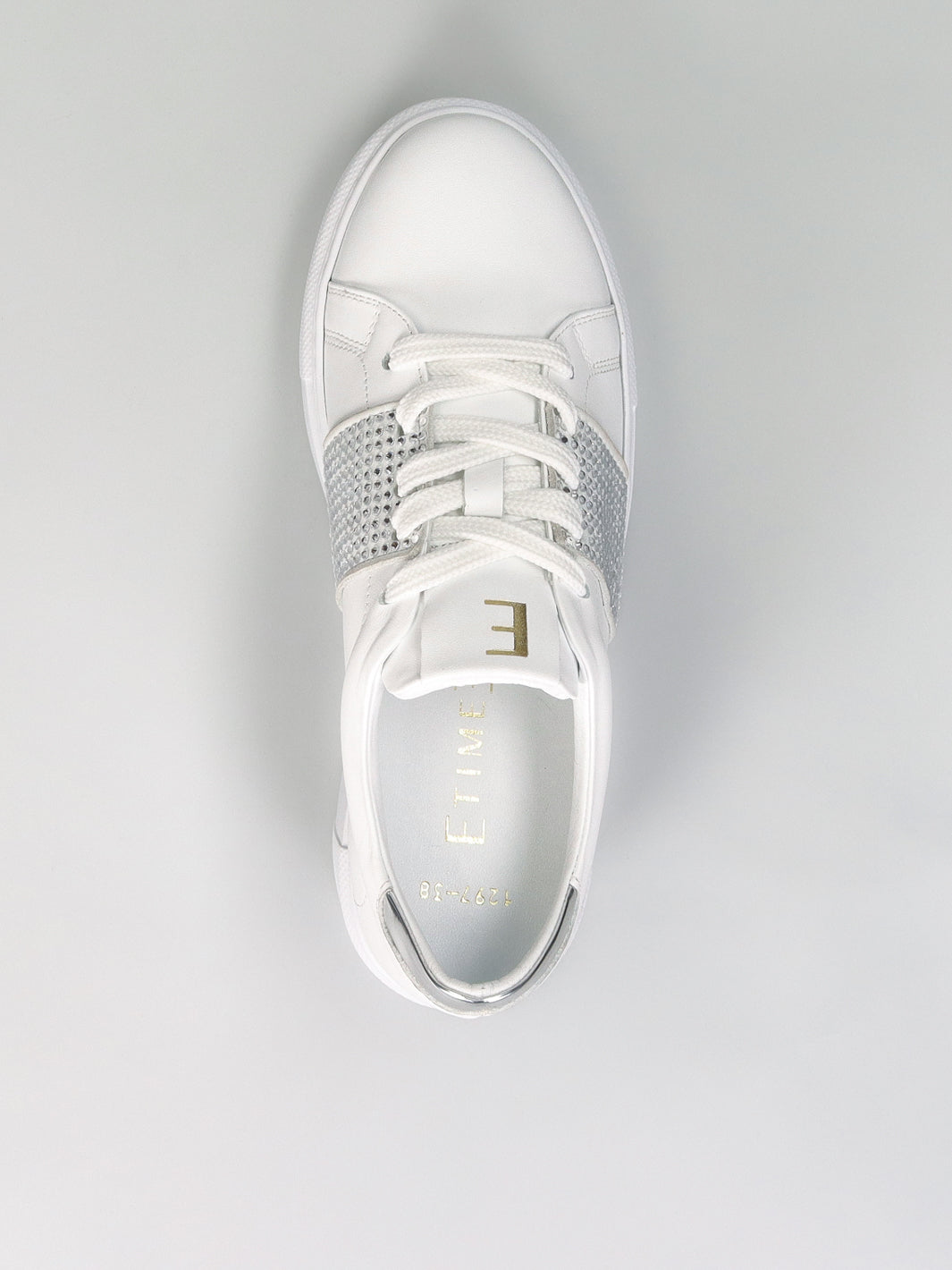 LEATHER SNEAKER - WHITE