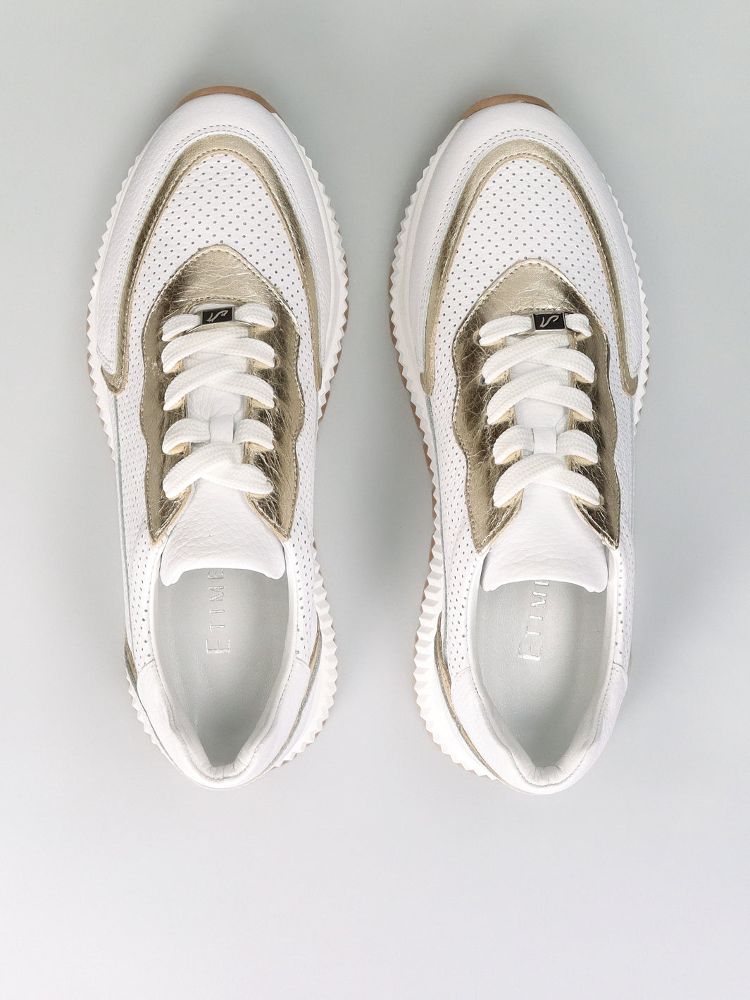 LEATHER SNEAKER - WHITE