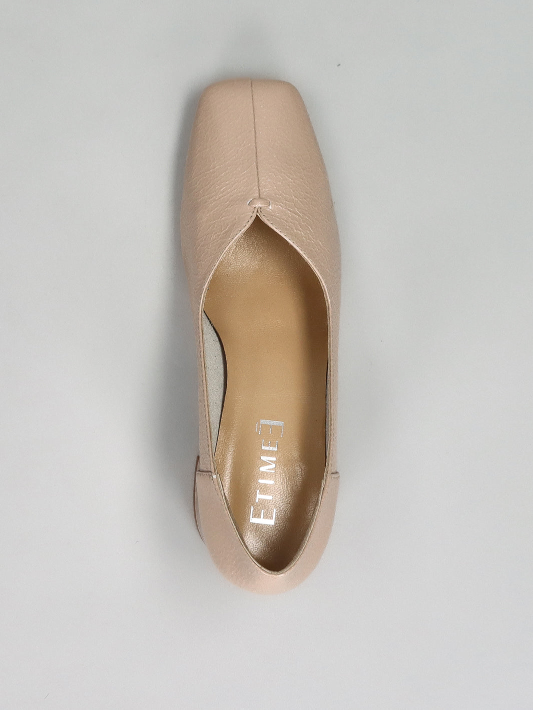 LEATHER PUMPS - BEIGE