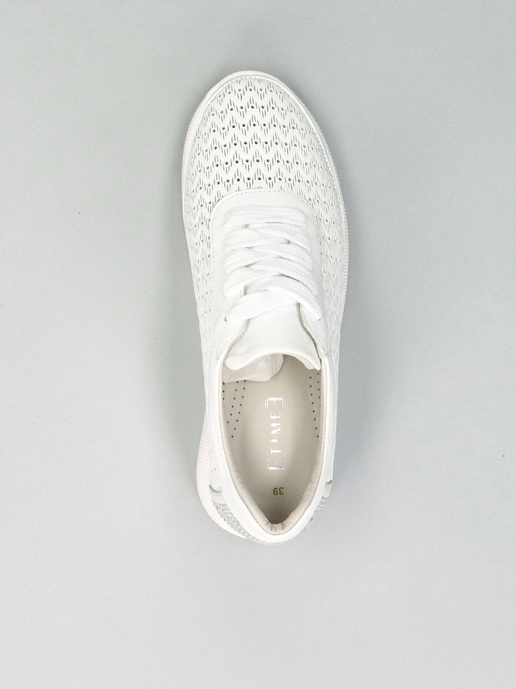 LEATHER SNEAKER - WHITE