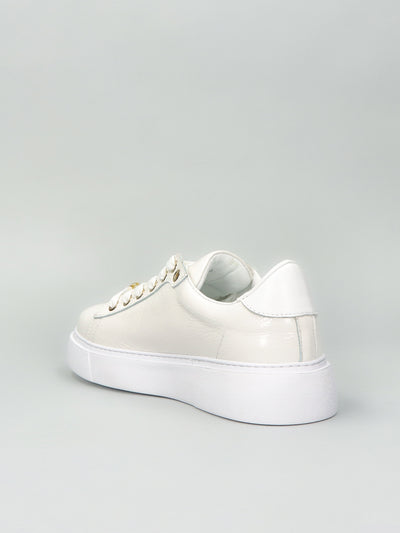 LEATHER SNEAKER - WHITE