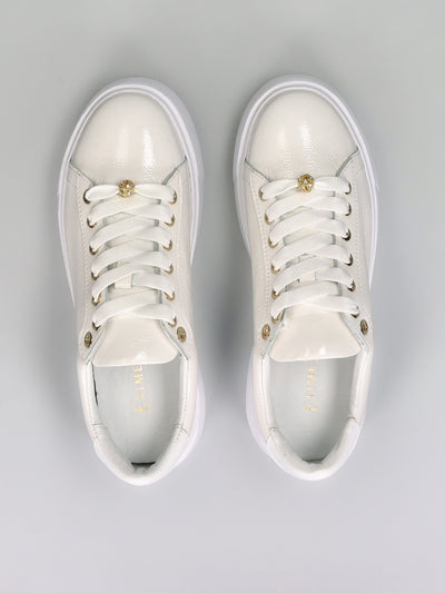 LEATHER SNEAKER - WHITE