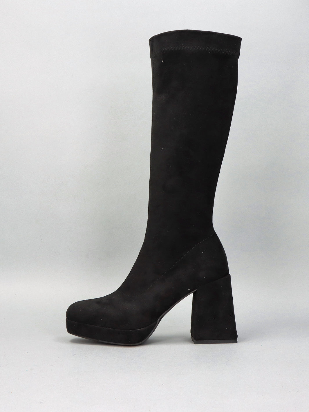 SUEDE BOOTS - BLACK