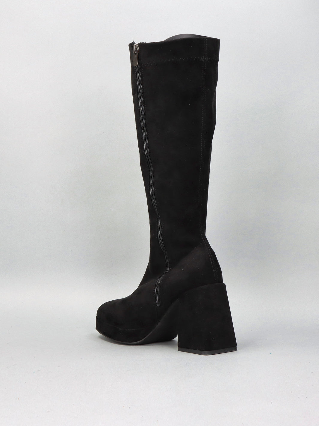 SUEDE BOOTS - BLACK