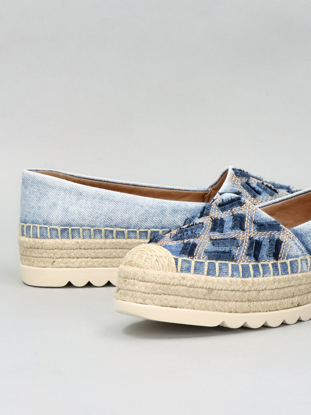 DENIM ESPADRILLES - BLUE