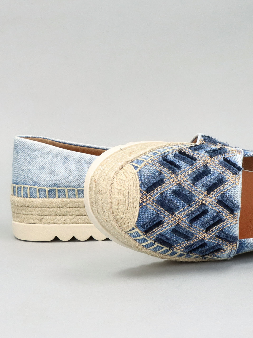 DENIM ESPADRILLES - BLUE