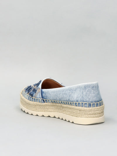 DENIM ESPADRILLES - BLUE