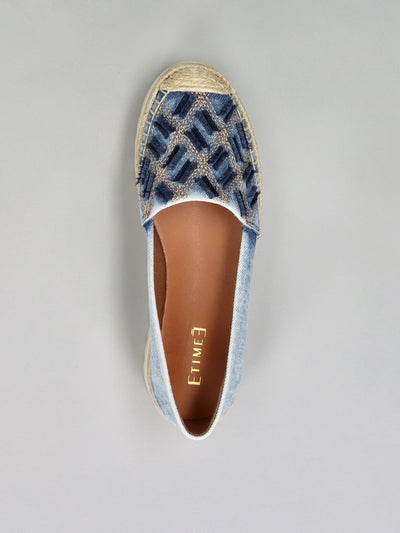 DENIM ESPADRILLES - BLUE