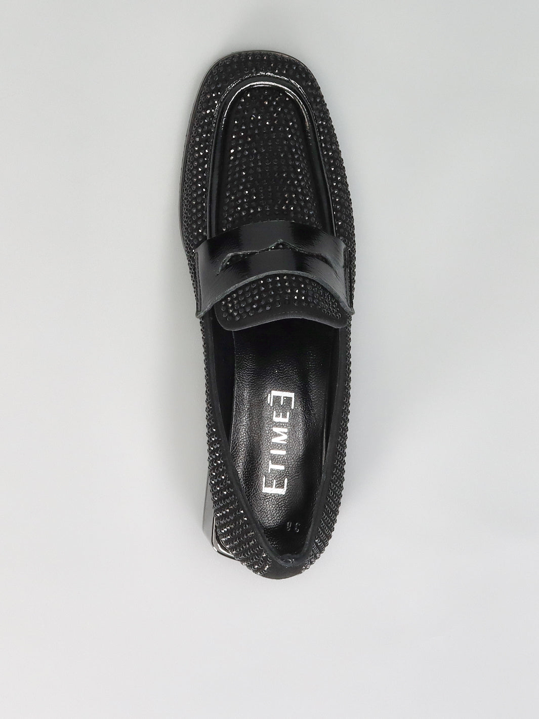 LEATHER LOW SHOES - BLACK