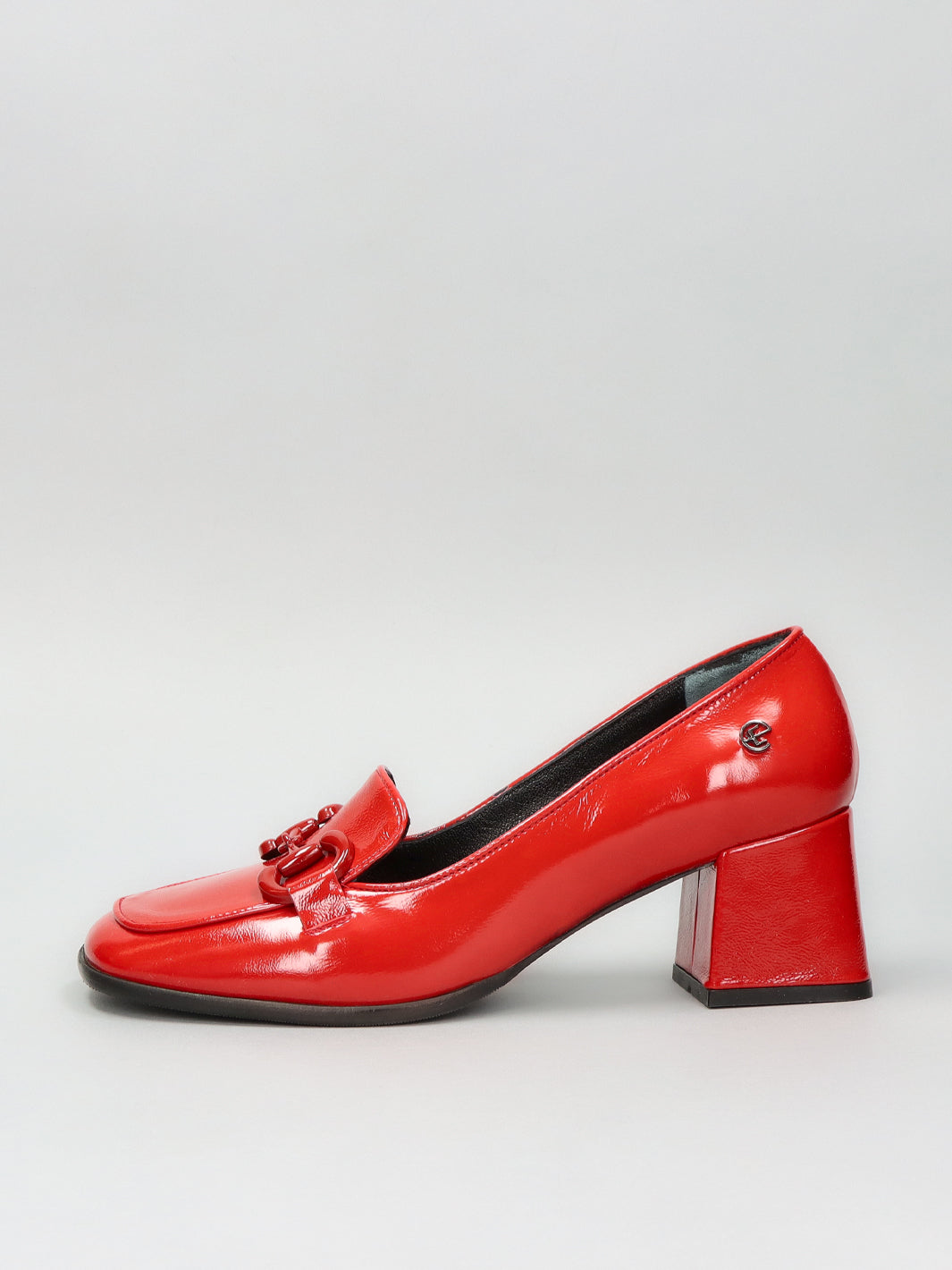 LEATHER LOW SHOES - RED