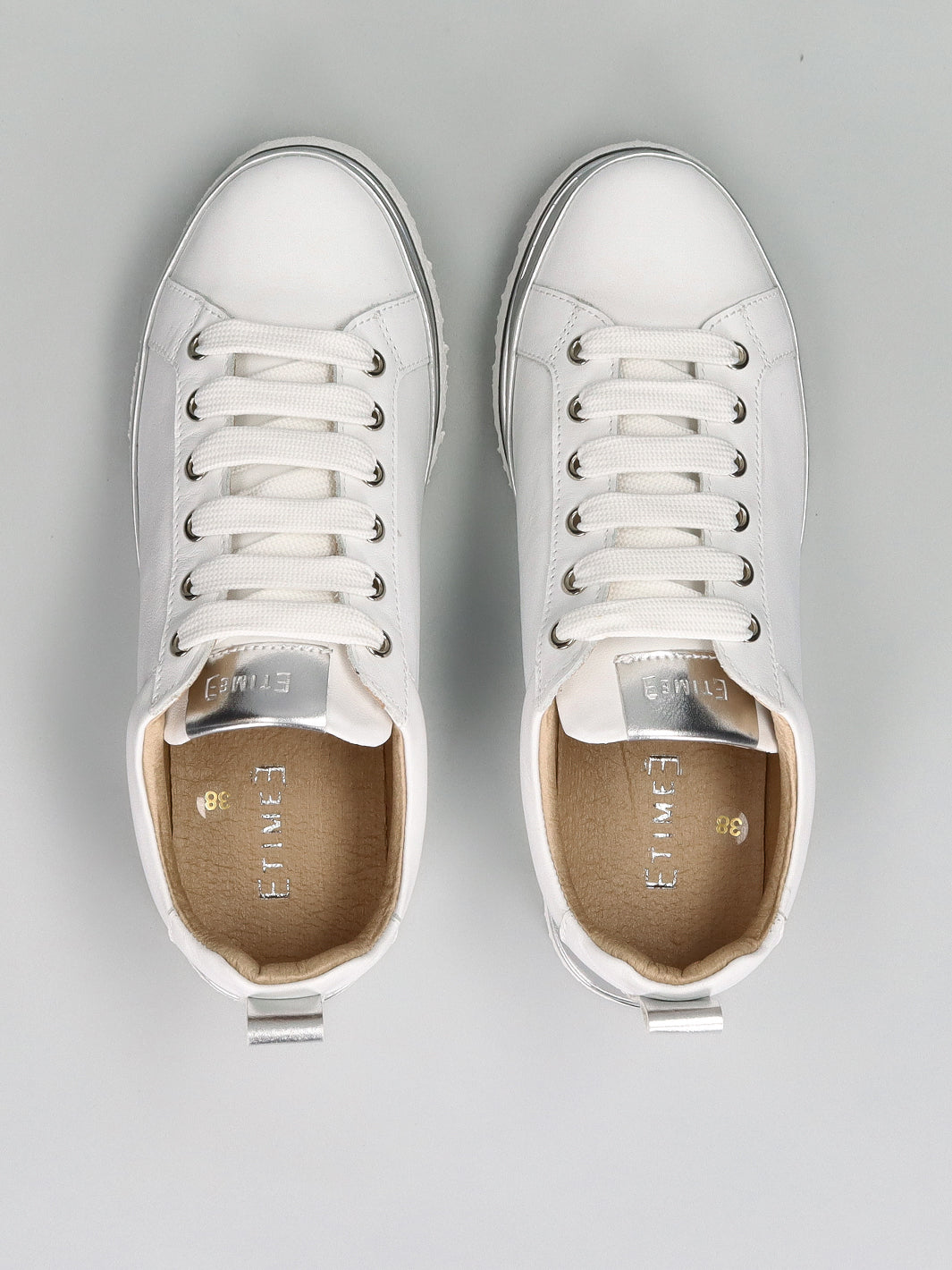 LEATHER SNEAKER - WHITE