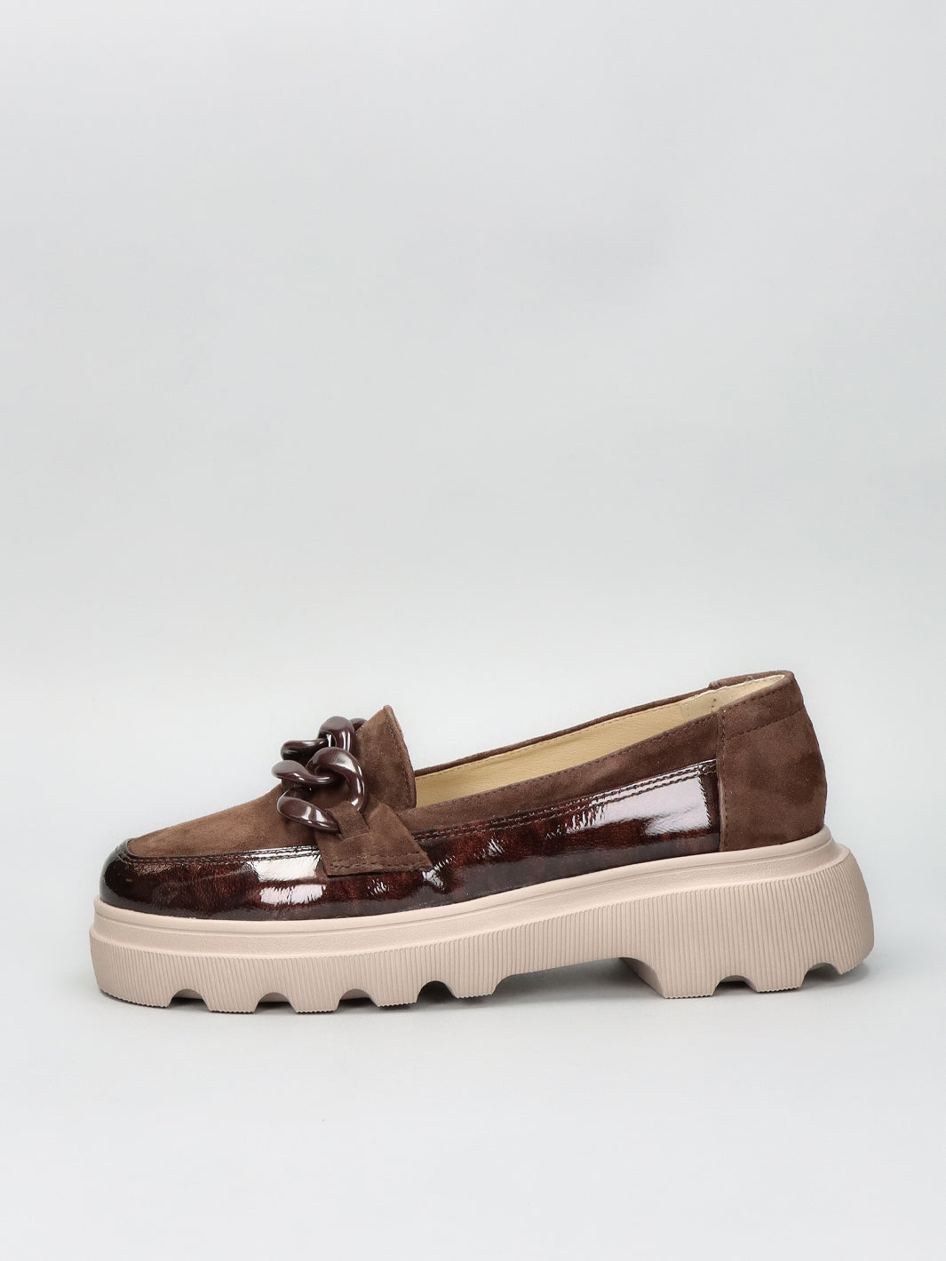 LEATHER MOCCASINS - BROWN