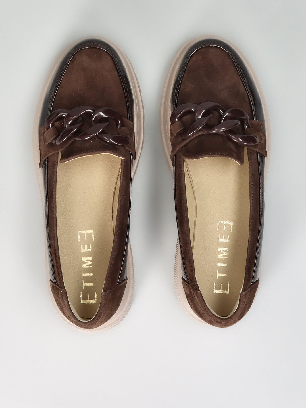 LEATHER MOCCASINS - BROWN