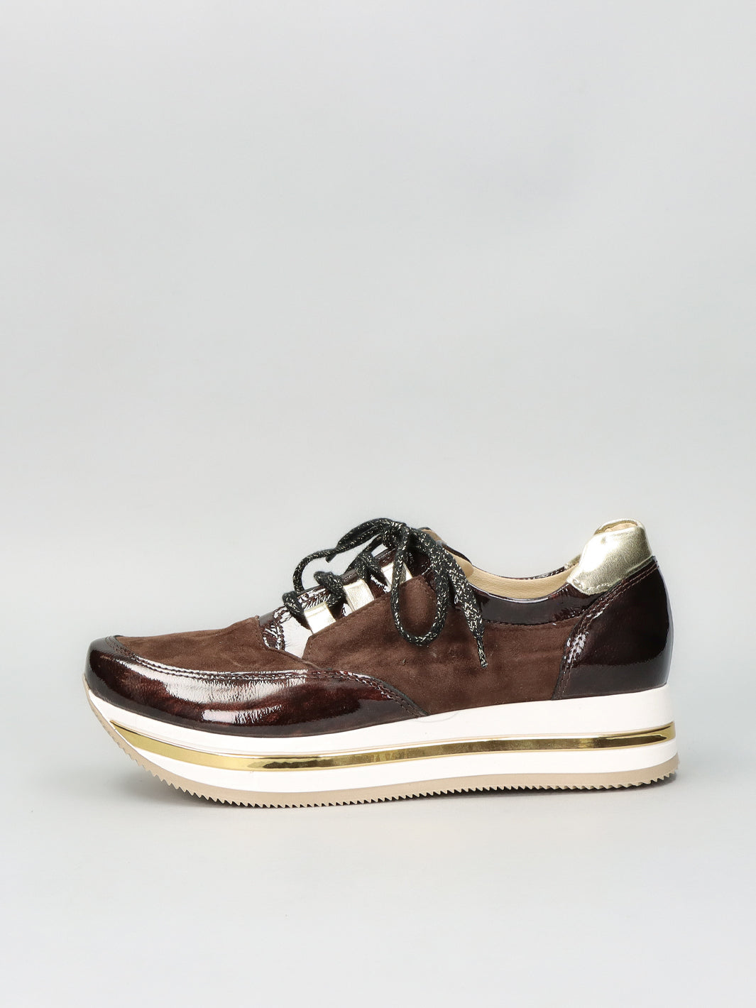 LEATHER SNEAKER - BROWN