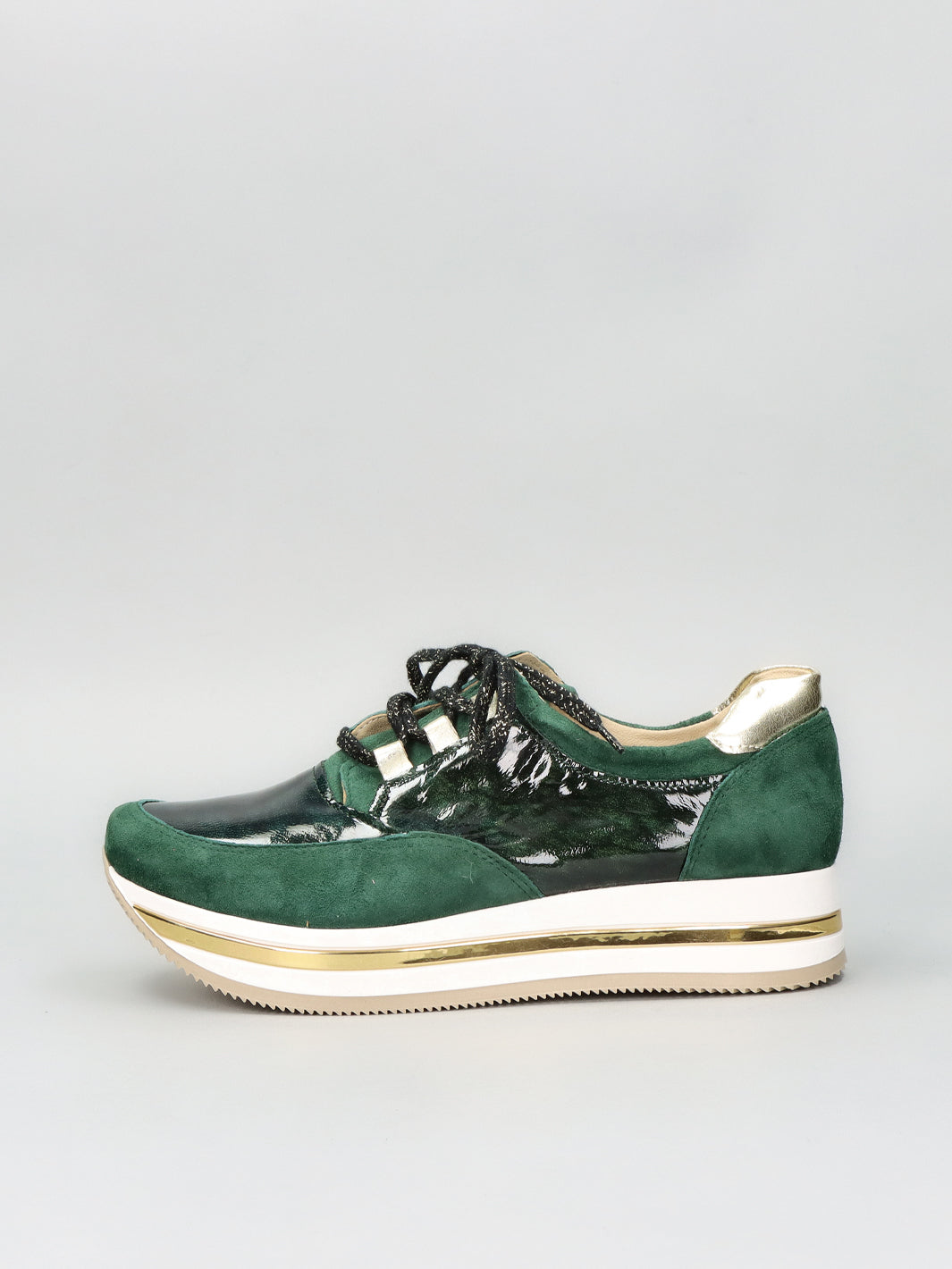 LEATHER SNEAKER - GREEN