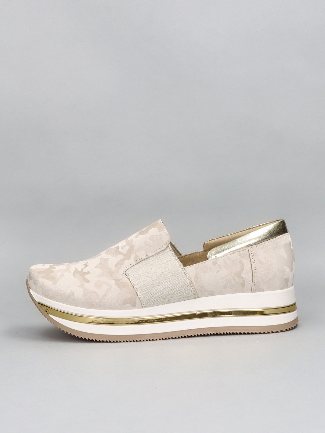 LEATHER LOW SHOES - WHITE