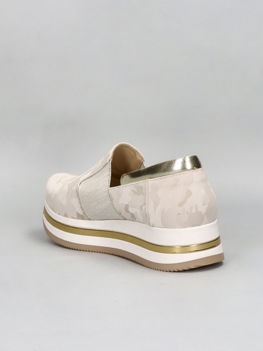 LEATHER LOW SHOES - WHITE