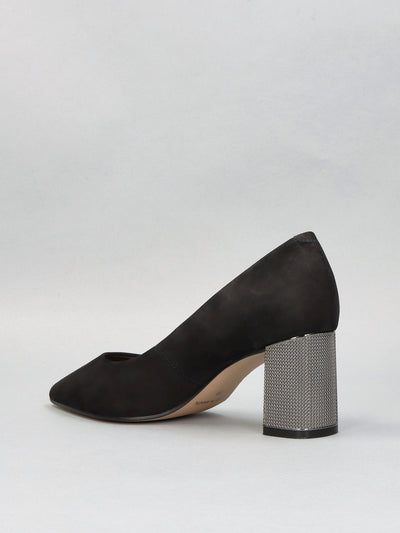 NUBUCK PUMPS - BLACK